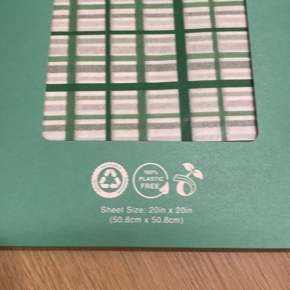 2 NEW Wrappily Eco-Friendly Gift Wrap Set 25 sheets each pack - Picture 2 of 4